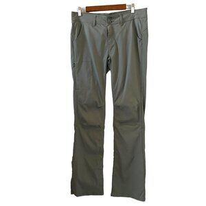 Prana NEW Halle Convertible Hiking Pants In Green Jasper Size 10 Tall